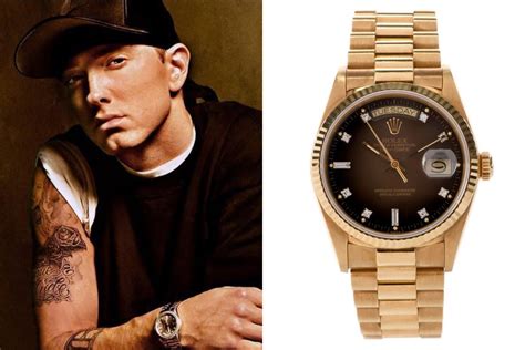 eminem rolex explorer|Eminem g shock watch white.